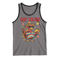 Funny Turkey Thanksgiving Tank Top Eat Tacos - Wonder Print Shop