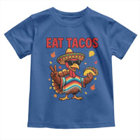 Funny Turkey Thanksgiving Toddler T Shirt Eat Tacos - Wonder Print Shop