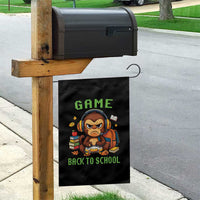 Funny Video Game Garden Flag Cute Monkey Back To School - Wonder Print Shop