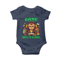 Funny Video Game Baby Onesie Cute Monkey Back To School - Wonder Print Shop
