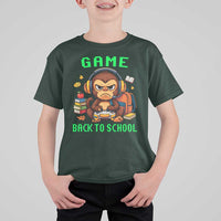 Funny Video Game T Shirt For Kid Cute Monkey Back To School - Wonder Print Shop