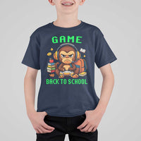 Funny Video Game T Shirt For Kid Cute Monkey Back To School - Wonder Print Shop