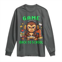 Funny Video Game Long Sleeve Shirt Cute Monkey Back To School - Wonder Print Shop