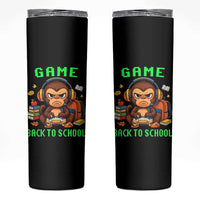 Funny Video Game Skinny Tumbler Cute Monkey Back To School - Wonder Print Shop