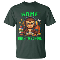 Funny Video Game T Shirt Cute Monkey Back To School - Wonder Print Shop