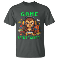Funny Video Game T Shirt Cute Monkey Back To School - Wonder Print Shop
