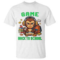 Funny Video Game T Shirt Cute Monkey Back To School - Wonder Print Shop