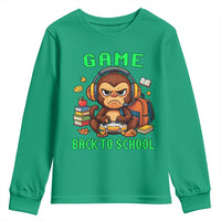 Funny Video Game Youth Sweatshirt Cute Monkey Back To School - Wonder Print Shop