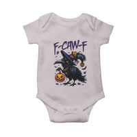 F Caw F Black Crow Halloween Meme Baby Onesie - Wonder Print Shop