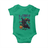 F Caw F Black Crow Halloween Meme Baby Onesie - Wonder Print Shop