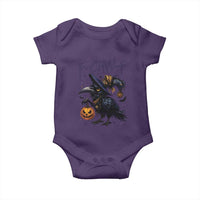 F Caw F Black Crow Halloween Meme Baby Onesie - Wonder Print Shop