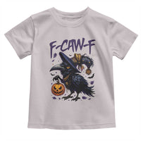 F Caw F Black Crow Halloween Meme Toddler T Shirt - Wonder Print Shop