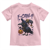 F Caw F Black Crow Halloween Meme Toddler T Shirt - Wonder Print Shop