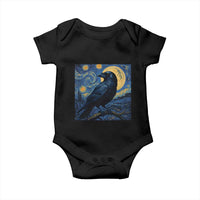 Starry Night Raven Moon Van Gogh Baby Onesie - Wonder Print Shop