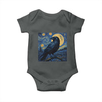 Starry Night Raven Moon Van Gogh Baby Onesie - Wonder Print Shop