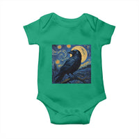 Starry Night Raven Moon Van Gogh Baby Onesie - Wonder Print Shop