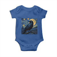 Starry Night Raven Moon Van Gogh Baby Onesie - Wonder Print Shop