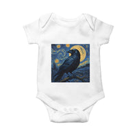 Starry Night Raven Moon Van Gogh Baby Onesie - Wonder Print Shop