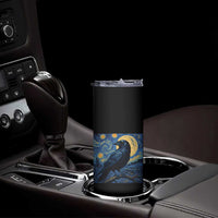 Starry Night Raven Moon Van Gogh Skinny Tumbler - Wonder Print Shop