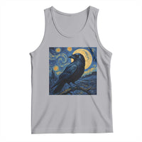 Starry Night Raven Moon Van Gogh Tank Top - Wonder Print Shop