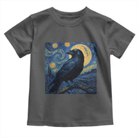 Starry Night Raven Moon Van Gogh Toddler T Shirt - Wonder Print Shop