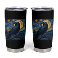 Starry Night Raven Moon Van Gogh Tumbler Cup - Wonder Print Shop