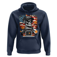 Patriotic Trucker Skeleton American Flag Hoodie - Wonder Print Shop