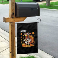 Funny Thanksgiving Garden Flag Turkey Moo - Wonder Print Shop