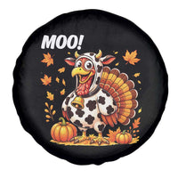 Funny Thanksgiving Spare Tire Cover Turkey Moo - Wonder Print Shop