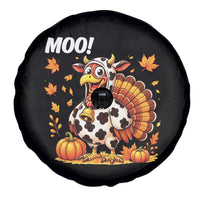 Funny Thanksgiving Spare Tire Cover Turkey Moo - Wonder Print Shop