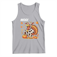 Funny Thanksgiving Tank Top Turkey Moo - Wonder Print Shop