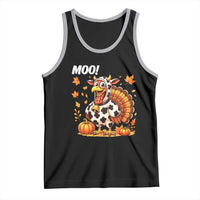 Funny Thanksgiving Tank Top Turkey Moo - Wonder Print Shop