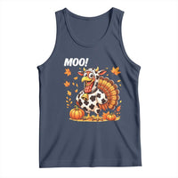 Funny Thanksgiving Tank Top Turkey Moo - Wonder Print Shop