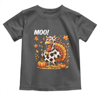 Funny Thanksgiving Toddler T Shirt Turkey Moo - Wonder Print Shop