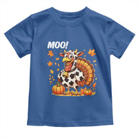 Funny Thanksgiving Toddler T Shirt Turkey Moo - Wonder Print Shop