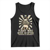 Flight was Never an Option Tactical Penguin Tank Top Funny Bird Meme