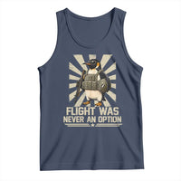 Flight was Never an Option Tactical Penguin Tank Top Funny Bird Meme