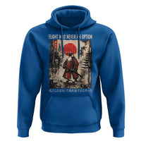 Flight was Never an Option Samurai Penguin Japanese Hoodie Vintage Graphic Ukiyo-e Art Funny