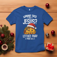 Funny Taco Christmas T Shirt Wanna Taco Bout Jesus Lettuce Pray Mark 16:15 - Wonder Print Shop