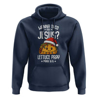 Funny Taco Christmas Hoodie Wanna Taco Bout Jesus Lettuce Pray Mark 16:15 - Wonder Print Shop
