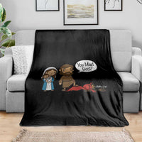 Funny Christian Throw Blanket You Mad Bro Matthew 2:16 - Wonder Print Shop