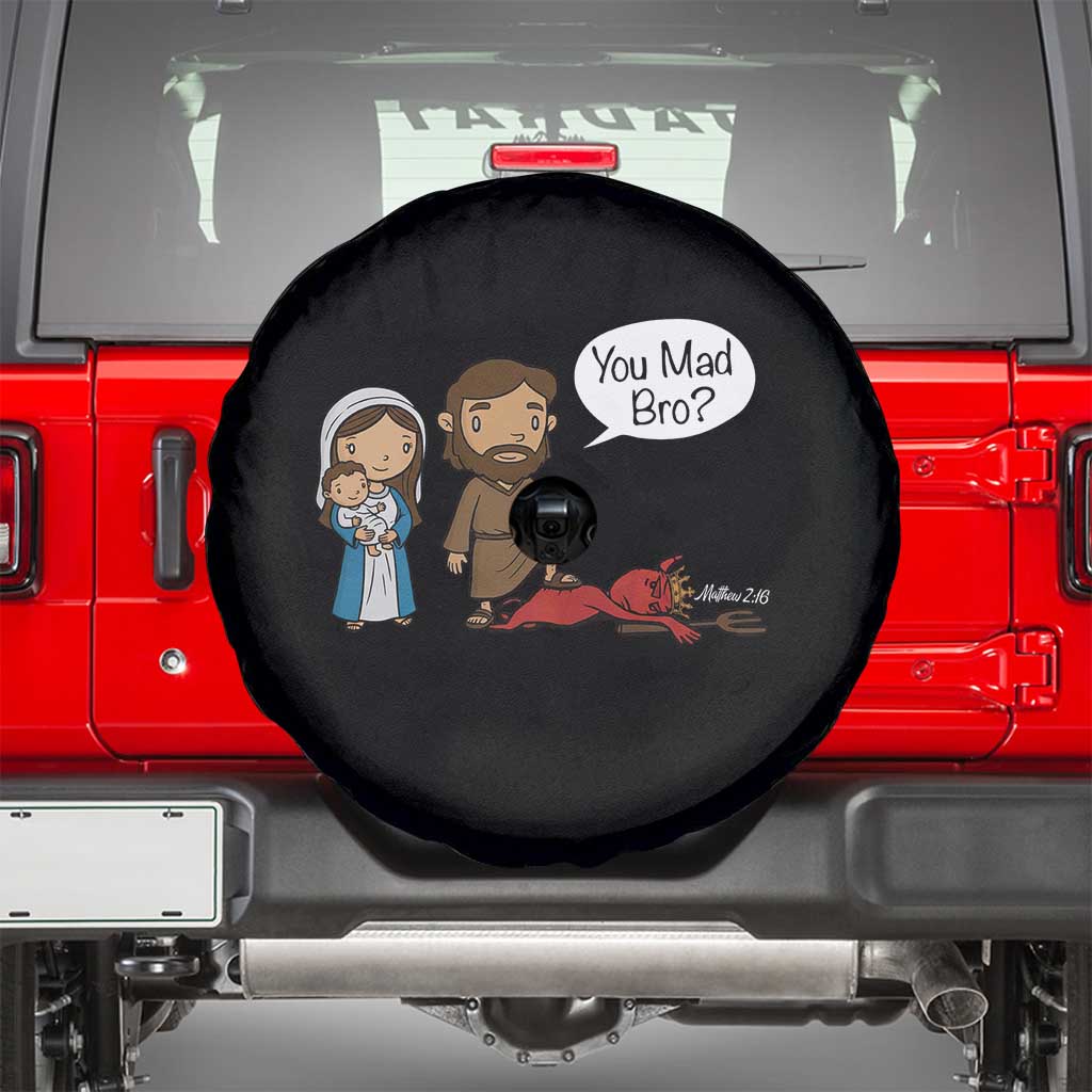 Funny Christian Spare Tire Cover You Mad Bro Matthew 2:16 - Wonder Print Shop