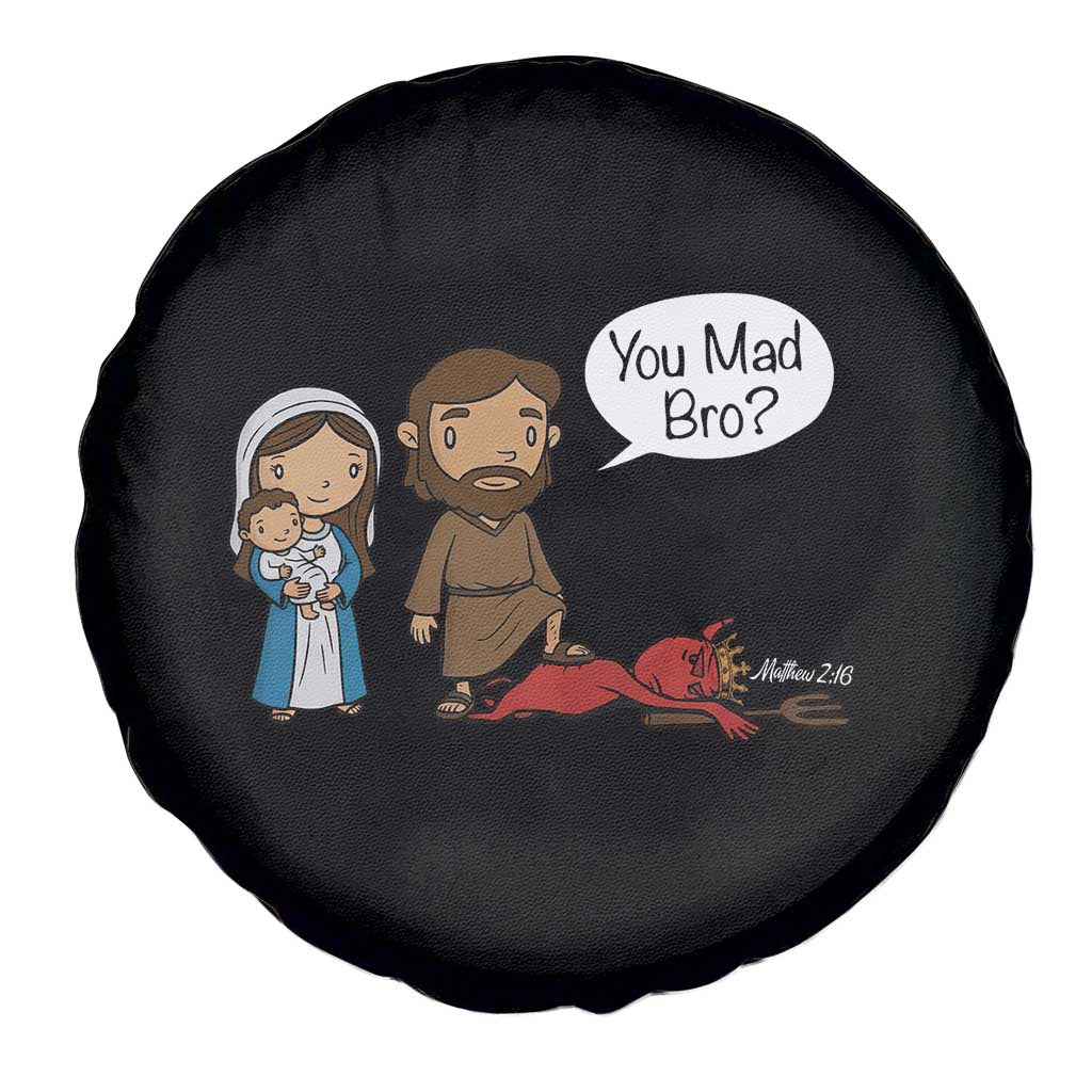 Funny Christian Spare Tire Cover You Mad Bro Matthew 2:16 - Wonder Print Shop
