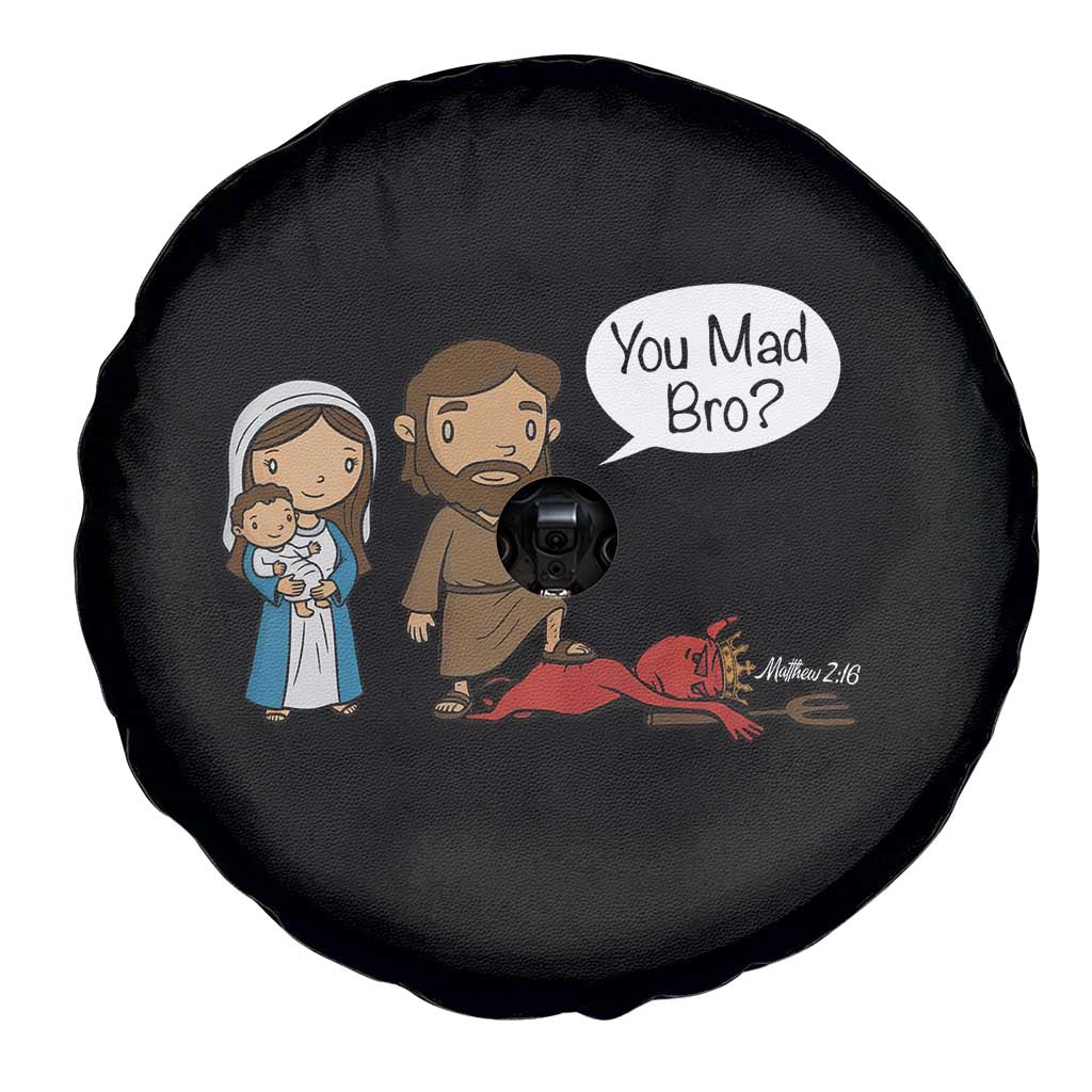 Funny Christian Spare Tire Cover You Mad Bro Matthew 2:16 - Wonder Print Shop