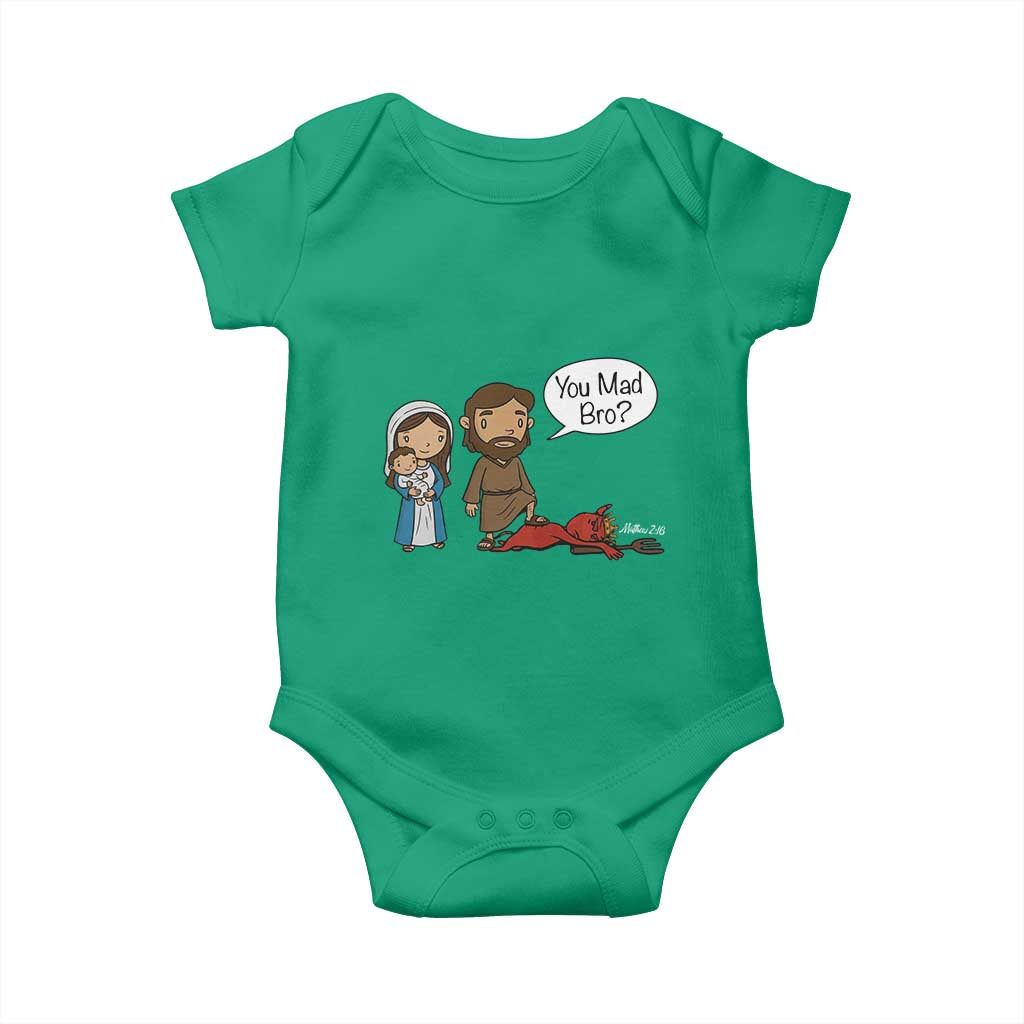 Funny Christian Baby Onesie You Mad Bro Matthew 2:16 - Wonder Print Shop