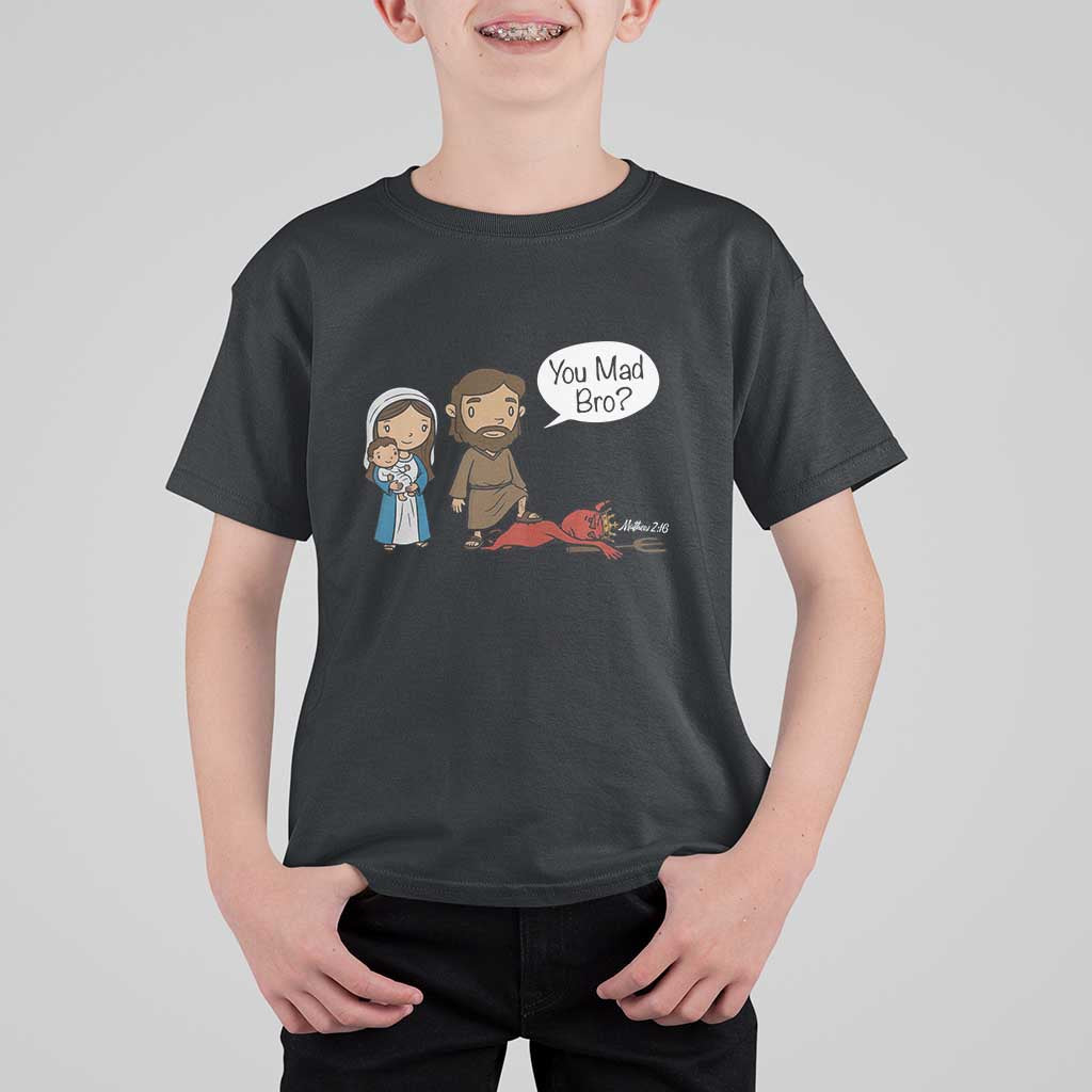 Funny Christian T Shirt For Kid You Mad Bro Matthew 2:16 - Wonder Print Shop