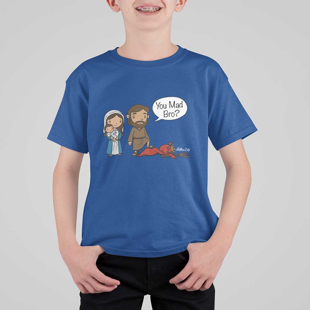 Funny Christian T Shirt For Kid You Mad Bro Matthew 2:16 - Wonder Print Shop