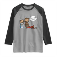 Funny Christian Raglan Shirt You Mad Bro Matthew 2:16 - Wonder Print Shop