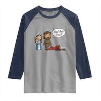 Funny Christian Raglan Shirt You Mad Bro Matthew 2:16 - Wonder Print Shop
