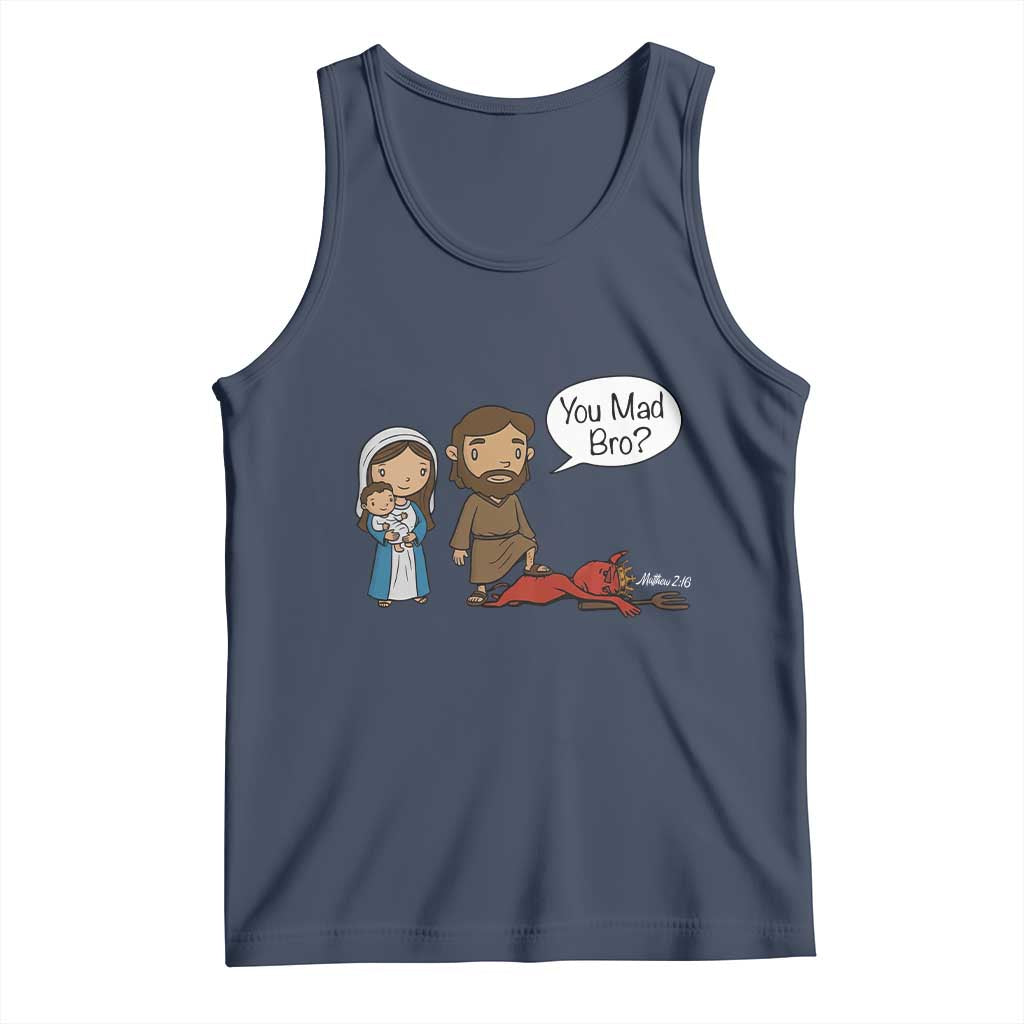 Funny Christian Tank Top You Mad Bro Matthew 2:16 - Wonder Print Shop